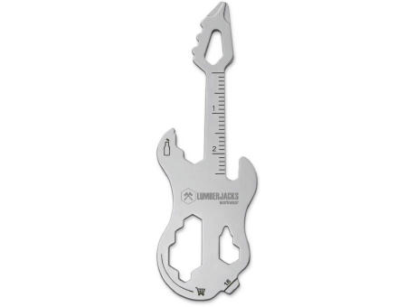 Geschenkartikel: ROMINOX® Key Tool Guitar / Gitarre (19 Funktionen) im Motiv-Mäppchen Deutschland Fan Jubelverstärker