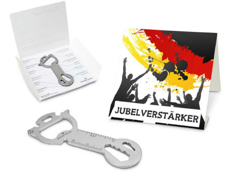 Geschenkartikel: ROMINOX® Key Tool Snake (18 Funktionen) im Motiv-Mäppchen Deutschland Fan Jubelverstärker