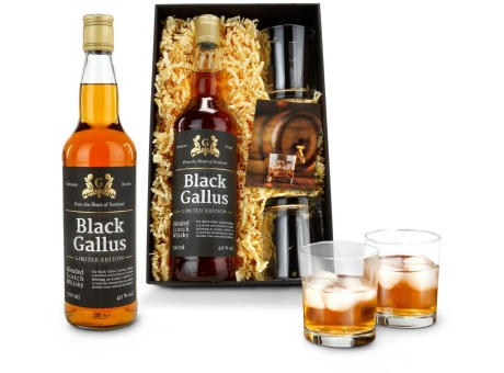 Geschenkset / Präsenteset: Black Gallus Whisky