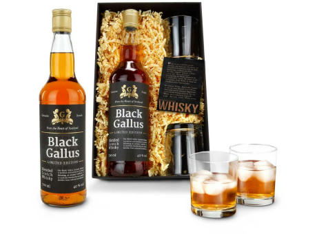 Geschenkset / Präsenteset: Black Gallus Whisky