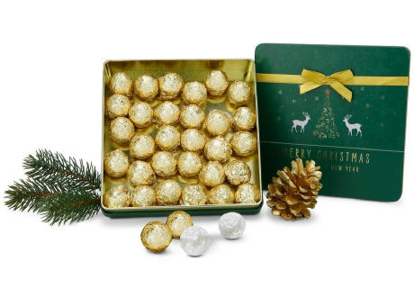 Geschenkartikel / Präsentartikel: Weihnachtliche Champagnertrüffel