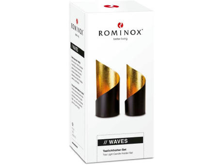 ROMINOX® Teelicht-Set // Waves