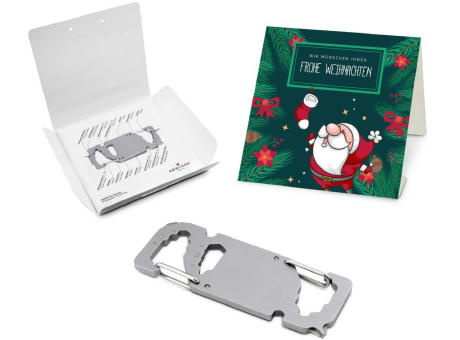 Geschenkartikel: ROMINOX® Key Tool Link (20 Funktionen) im Motiv-Mäppchen Frohe Weihnachten