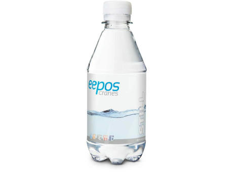 330 ml PromoWater - Mineralwasser, still, Hergestellt in Deutschland - Eco Papier-Etikett