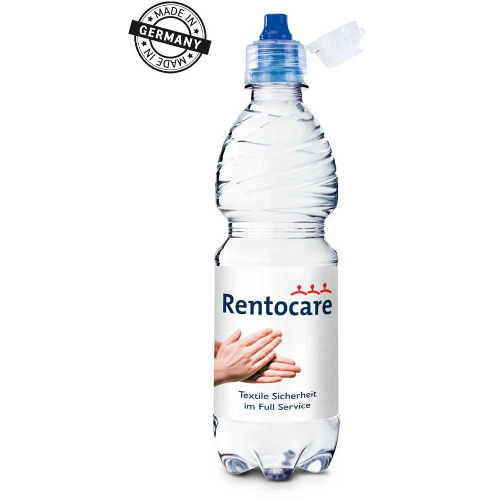 500 ml PromoWater mit Sportscap - Mineralwasser, still