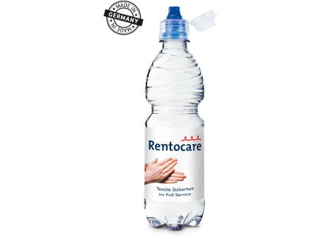 500 ml PromoWater mit Sportscap - Mineralwasser, still