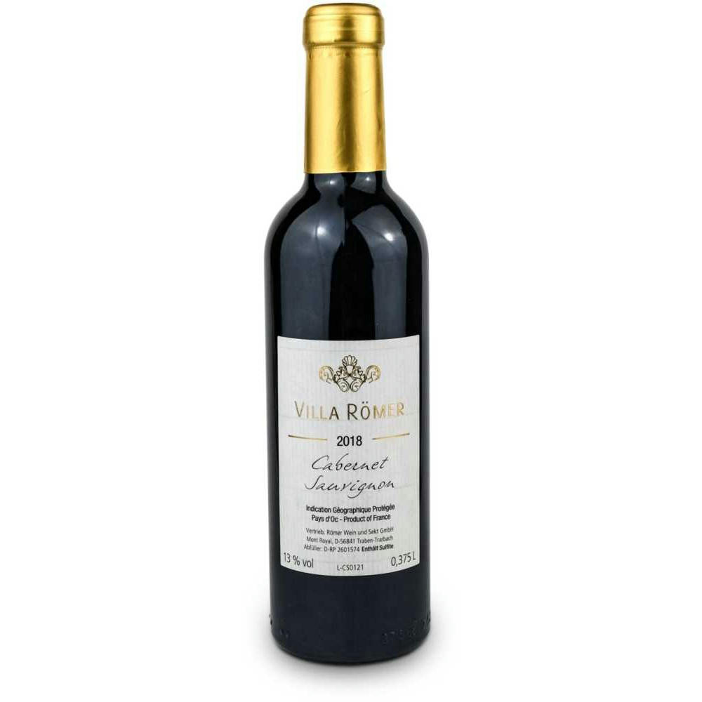 Französischer Cabernet Sauvignon Trocken - Kapselfarbe Gold, 0,375 l