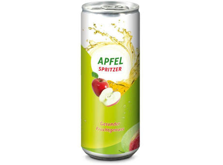 Promo Fresh - Apfelschorle - ohne Zuckerzusatz - Folien-Etikett, 250 ml