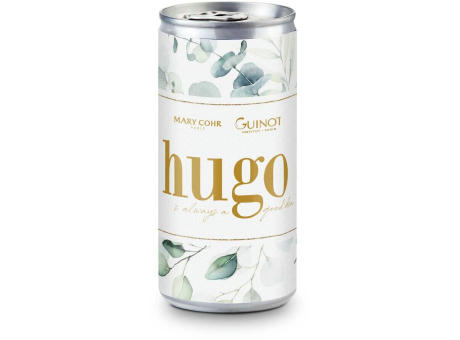 Hugo, alkoholischer Cocktail - Folien-Etikett, 200 ml