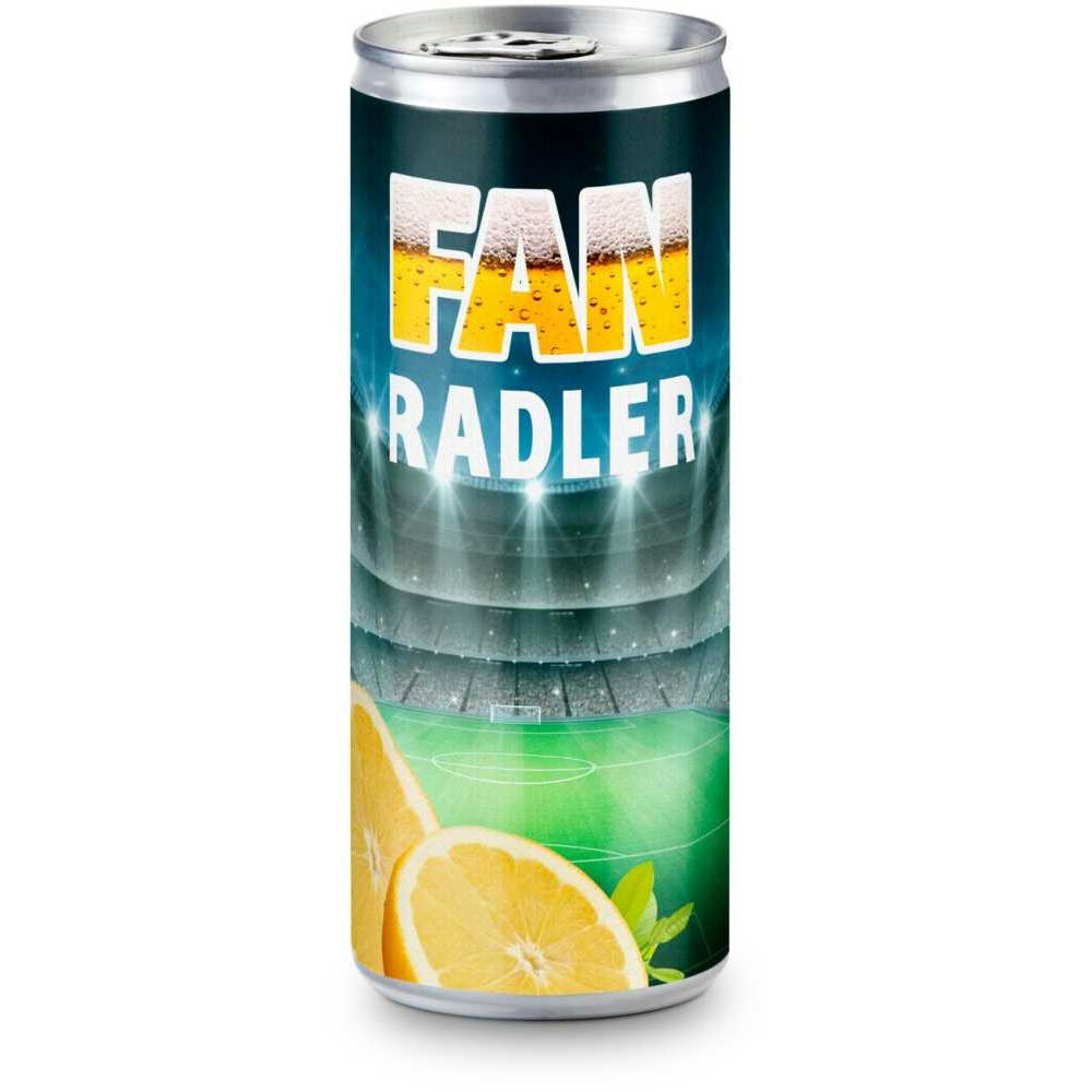 Radler - Mischgetränk aus Bier und Zitronenlimonade, spritzig und frisch - Folien-Etikett, 250 ml