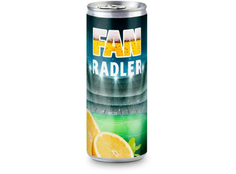 Radler - Mischgetränk aus Bier und Zitronenlimonade, spritzig und frisch - Folien-Etikett, 250 ml