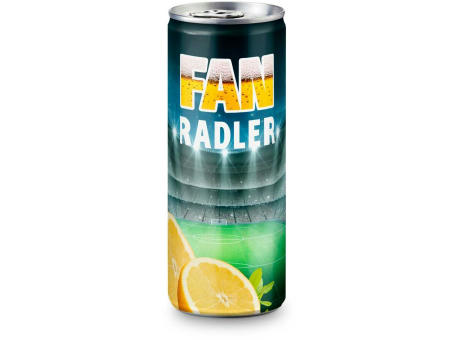 Radler - Mischgetränk aus Bier und Zitronenlimonade, spritzig und frisch - Fullbody-Etikett Soft-Touch, 250 ml