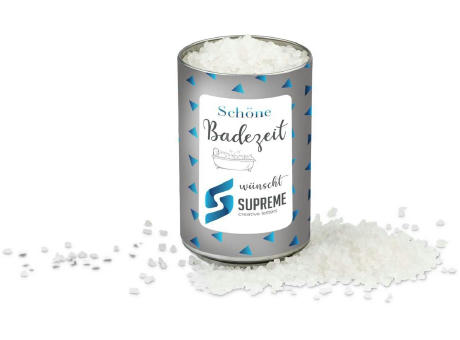 Badesalz-Dose XL 300 g, mit individuellem Etikett