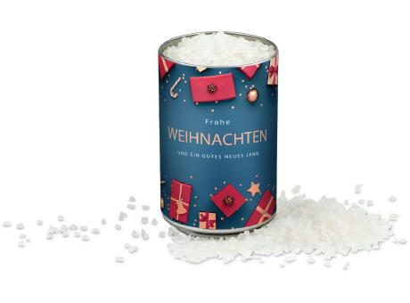 Badesalz-Dose XL 300 g, Frohe Weihnachten