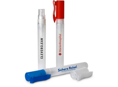 Alkoholisches Handreinigungsspray - 10 ml rot