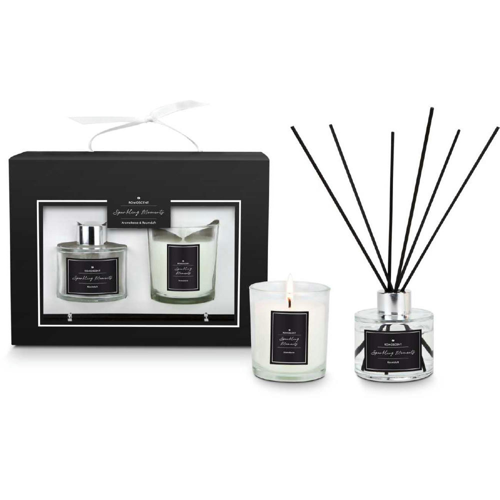 ROMOSCENT® Aroma-Set Sparkling Moments, Raumduft & Aromakerze