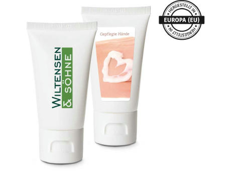 Pflegetube Basic 50 ml - Hand- und Nagelcreme sensitiv mit Aloe Vera, Sheabutter, Mandelöl & Avocadoöl