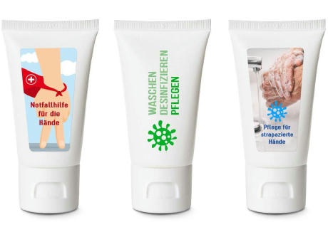 Pflegetube Basic 50 ml - Hand- und Nagelcreme sensitiv mit Aloe Vera, Sheabutter, Mandelöl & Avocadoöl