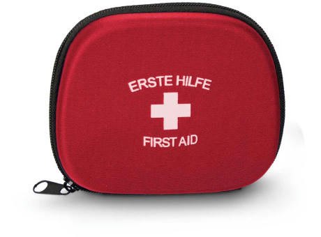 First Aid Kit rot - Erste Hilfe Set, 12-teilig, deutsche Markenware