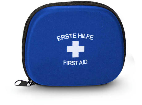 First Aid Kit blau - Erste Hilfe Set, 12-teilig, deutsche Markenware