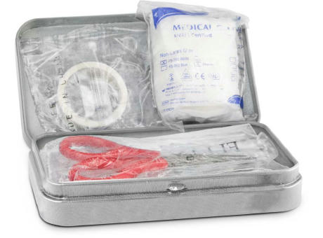 First Aid Box Compact, 27-teilig in Metalldose