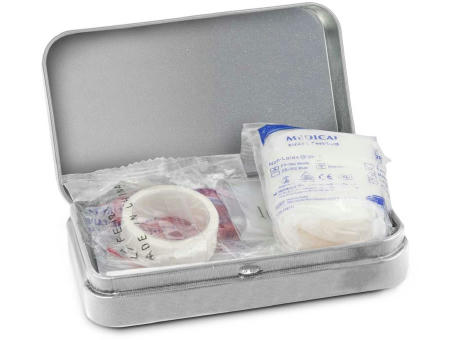 First Aid Box Compact, 27-teilig in Metalldose