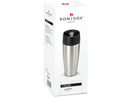 ROMINOX® Isolierbecher // Elips - 400ml - silber