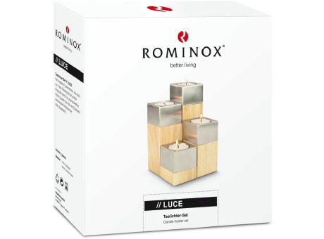 ROMINOX® 4er Teelicht-Set // Luce