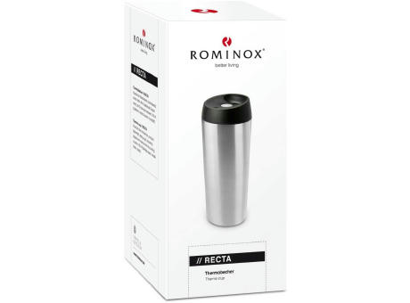 ROMINOX® Isolierbecher // Recta 500ml - Edelstahl