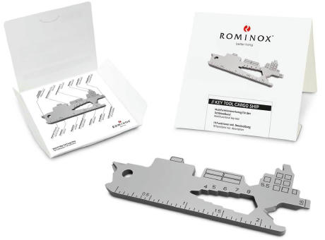 ROMINOX® Key Tool // Cargo Ship - 19 functions (Containerschiff)