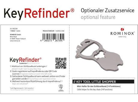 ROMINOX® Key Tool // Little Shopper - 14 functions (Männchen)