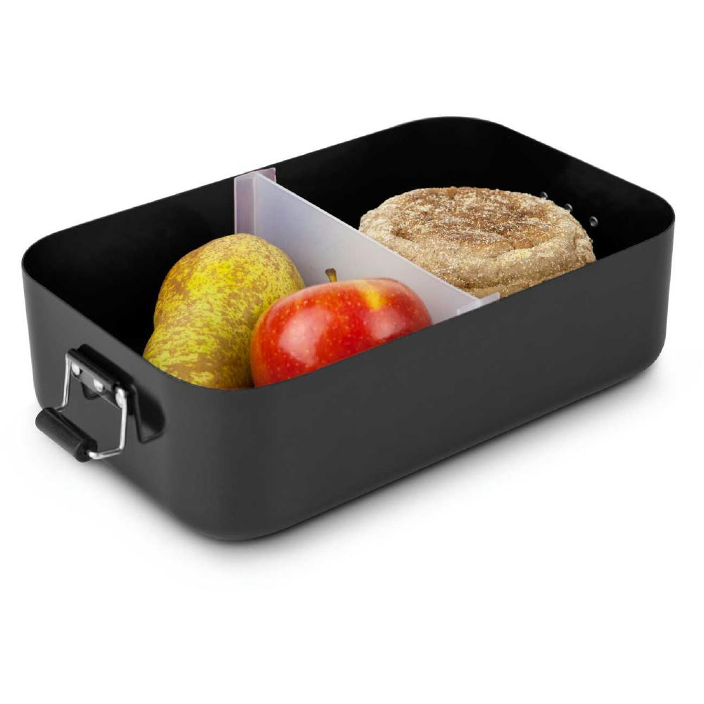 ROMINOX® Lunchbox // Quadra Schwarz matt XL