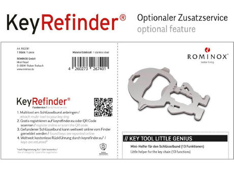 ROMINOX® Key Tool // Little Genius - 13 Funktionen (Arbeiter)