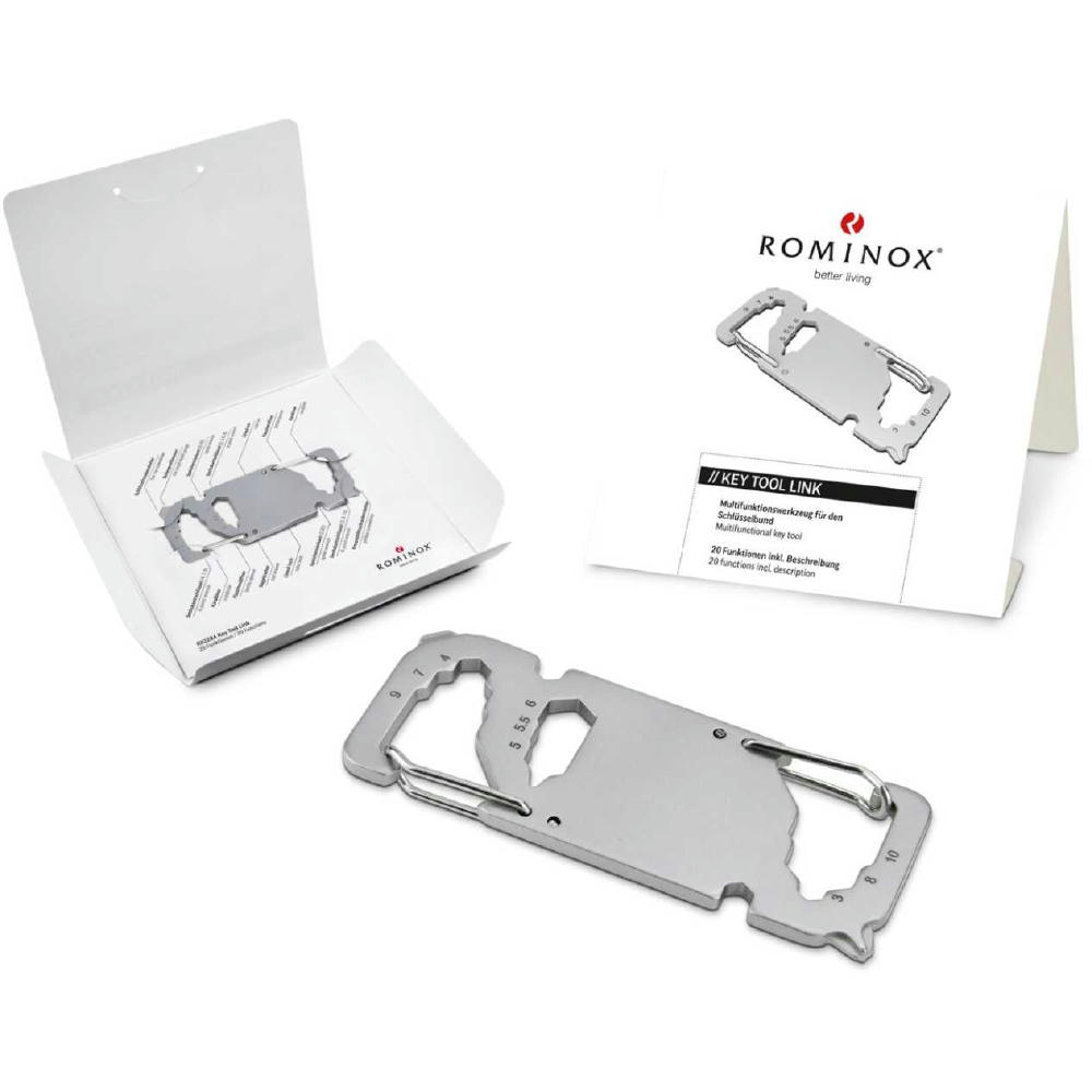 ROMINOX® Key Tool // Link - 20 Funktionen (Karabiner)