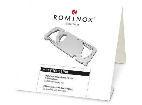 ROMINOX® Key Tool // Link - 20 Funktionen (Karabiner)