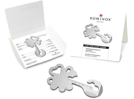 ROMINOX® Key Tool // Lucky Charm - 19 functions (Kleeblatt Glücksbringer)