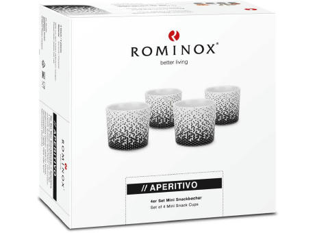 ROMINOX® 4er Set Mini Snackbecher // Aperitivo