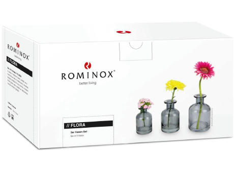 ROMINOX® 3er Vasen-Set // Flora