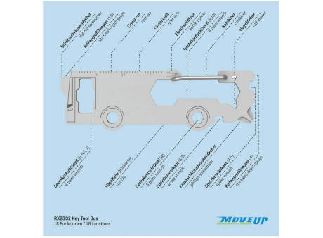 ROMINOX® Key Tool // Bus - 18 Funktionen