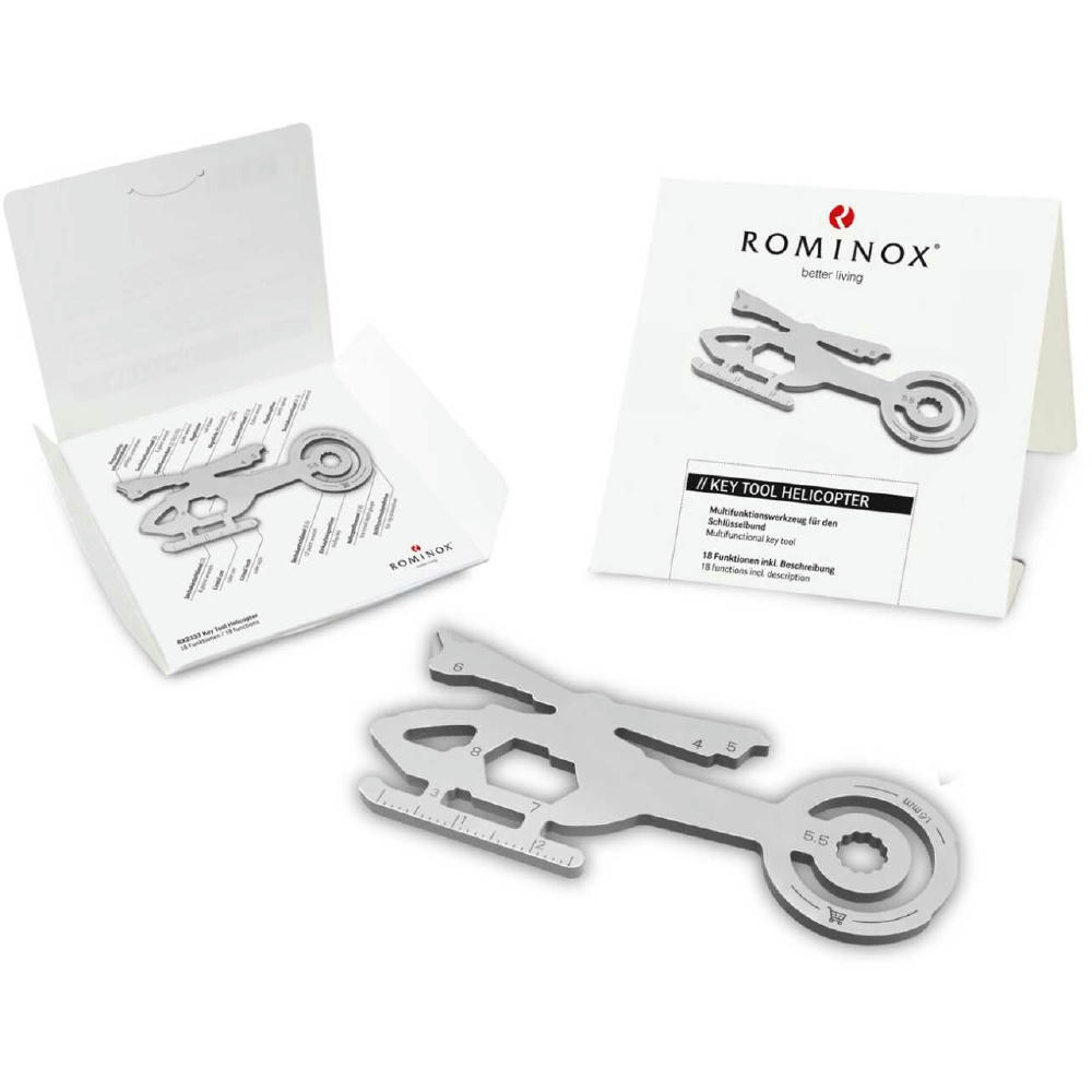 ROMINOX® Key Tool // Helicopter - 18 Funktionen