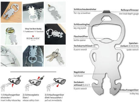 ROMINOX® Shop Tool // Best Buddy - 11 Funktionen