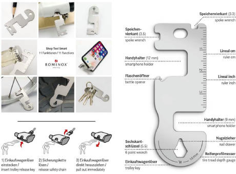 ROMINOX® Shop Tool // Smart - 11 Funktionen