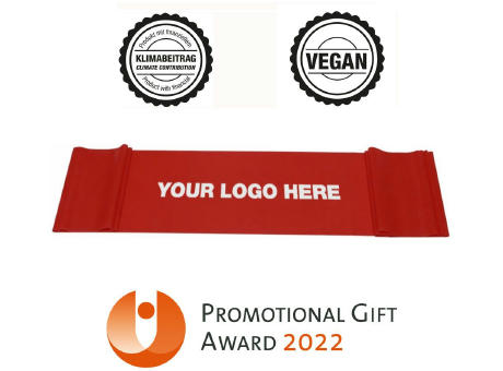 Fitnessband rot (mittel) - vegan & aus Naturlatex - ab 400 St.