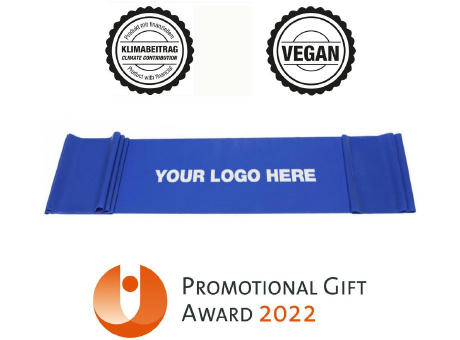 Fitnessband blau (stark) - vegan & aus Naturlatex - ab 400 St.