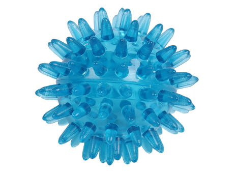 Igelball / Massageball, neutral (60mm, Blau transparent)