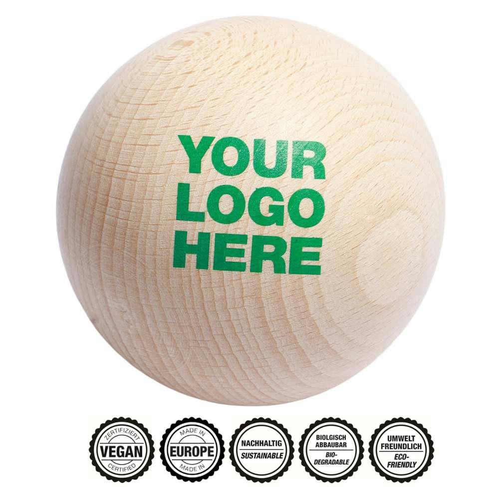 Massageball aus Holz, 6cm, "Made in Europe"