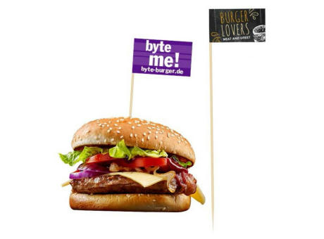 Burger Flags Digitaldruck 