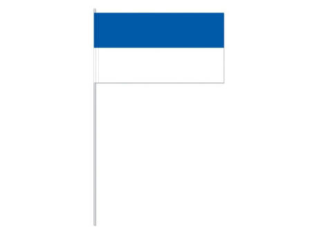 Papierfahnen, blau/weiß   