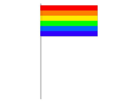 Papierfahnen Regenbogen, Pride