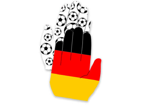 Winkehand Fußball EM Deutschland